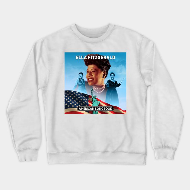 Ella Fitzgerald - American Songbook Crewneck Sweatshirt by PLAYDIGITAL2020